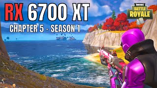 RX 6700 XT FORTNITE CHAPTER 5 SEASON 1  1080p 1440p 4K [upl. by Fotina]