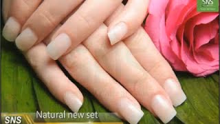 SNS Nail  Signature Nail Systems How to do Natural Set dipping powder Dip it instruction 4 [upl. by Acimahs]