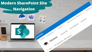 Modern SharePoint Site  03 HubNavigation und WebsiteNavigation planen amp aufbauen [upl. by Lebam395]