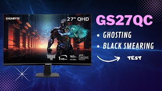 Monitor Gigabyte GS27QC  Teste de Ghosting e Black Smearing [upl. by Rein]