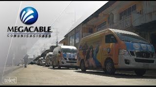 Con caravana y promociones inicia operaciones Megacable en la Cuenca del Papaloapan [upl. by Arnoldo]