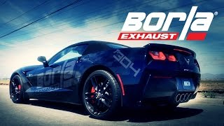 Borla DualStage Exhaust Choices for Corvette C7 20142019 with NPP [upl. by Ariuqahs]