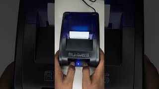 How to set Print Density in Buvvas HOPH58 Thermal receipt printer [upl. by Jobe]