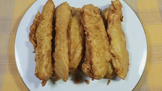 Resep Pisang Goreng Enak Renyah dan Gurih  Resep Pisang Goreng Raja Nangka [upl. by Pedaiah]