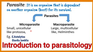 Introduction to parasitology  classification  Laboratory diagnosis of parasite [upl. by Athene652]