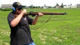 Boy Shooting a 303 British LeeEnfield Rifle [upl. by Lak]