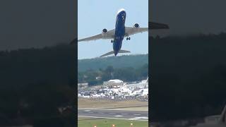 🚀 Boeing 787 CombatLike Takeoff pilot aviation airplane plane [upl. by Hammel]