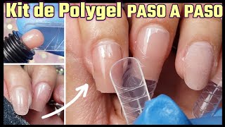 Como Hacer Uñas de Polygel Paso a Paso  Kit de Polygel MODELONES [upl. by Annij]