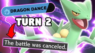 DRAGON DANCE SCEPTILE MAKES OPPONENTS INSTANTLY FORFEIT [upl. by Blood]