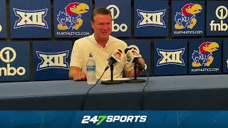 Bill Self reacts to KUs win over Washburn [upl. by Drhacir]