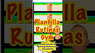 Plantilla Rutinas Gym Gratuita [upl. by Yousuf41]