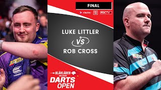 HISTORY MAKING FINAL Luke Littler v Rob Cross  2024 Belgian Darts Open [upl. by Leumel]