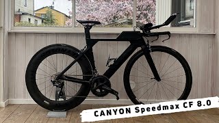 Canyon Speedmax CF 80 Time Trial Bike first impressions  My new triathlon bike [upl. by Yasnyl]