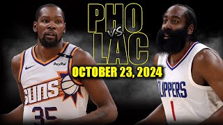 Los Angeles Clippers vs Phoenix Suns Full Game Highlights  October 23 2024  202425 NBA Season [upl. by Acinnej]