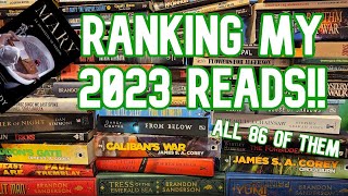 Ranking Every Book I Read in 2023 86 books [upl. by Allimak490]