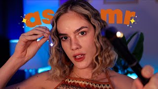 ASMR  Tem algo no seu olho👀 Visual Triggers Personal attention e Voz Suave [upl. by Anatak]