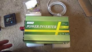 Short Review On A Edecoa 1000w Pure Sine Wave Power Inverter Pt12 [upl. by Africa]