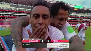 Perú vs Ecuador  21  RESUMEN y GOLES de la Selección  Fecha 8  Clasificatorias Qatar 2022 [upl. by Ninaj]