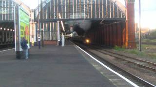 NRM steam shuttles 6201 Princess Elizabeth and 5972 Olton Hall Darlington [upl. by Annaid]