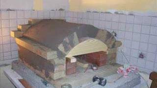 Construction of a woodfired pizza  bread oven [upl. by Tarfe686]