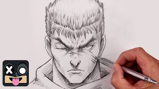 How To Draw Guts  Berserk [upl. by Mehitable]