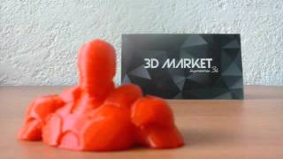 Impresion 3D de Iron man con la impresora 3D Flashforge [upl. by Hagerman]