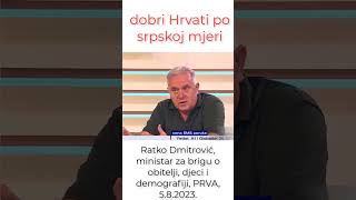 Dobri Hrvati po srpskoj mjeri Ratko Dmitrović i Tereza Kesovija shorts [upl. by Ekyt]