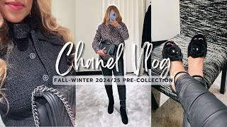 CHANEL FallWinter 202425 Pre Collection  24B TryOn  RTW Shoes Jewelry  Luxury Shopping Vlog [upl. by Nawak896]