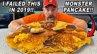 Rematching Nicollet Diner’s “Barbarian” Pancake Breakfast Challenge I Failed in 2019 [upl. by Clark271]