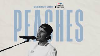 Peaches  Justin Bieber Live at NPR Tiny Desk Concert ONE HOUR LOOP [upl. by Ahsad]