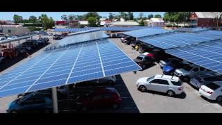 Perdaman Advanced Energy  Northam Boulevard Solar Car Park Time Lapse [upl. by Kaehpos282]