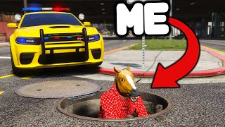 Using Secret Locations To Lose The Cops In GTA 5 RP [upl. by Merta678]