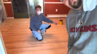 Refinishing Hardwood Floors Part 2 [upl. by Alidus]