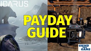 Icarus 10  Payday Extraction Mission SOLO Guide Mining Exotics [upl. by Enhpad]