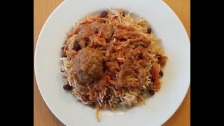 Qabili Palau Simple Recipe قابلی پلو Afghani Pulao Recipe Afghan Palao Traditional Afghani Rice [upl. by Gnni]