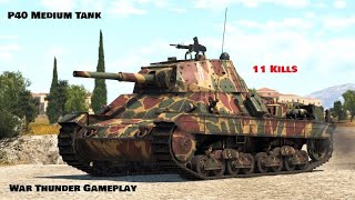 P40  War Thunder Gameplay [upl. by Anauqahs]