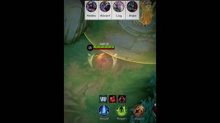 CAN THIS ASSASSINS DESTROY TURRET🤯 mlbb youtubeshorts shorts [upl. by Hasina]