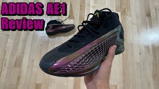 ADIDAS AE 1 FULL REVIEW ANTHONY EDWARDS GOT THE BEST SHOE OUT RIGHT NOW [upl. by Hayman488]