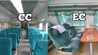 Difference between EC amp CC in Shatabdi Express [upl. by Onilecram]