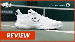 Lacoste AGLT 23 Lite Tennis Shoe Review  lightweight comfort on the court [upl. by Ennaeilsel747]