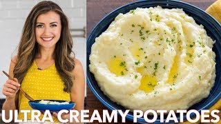 Ultra Creamy Mashed Potatoes Recipe  Natashas Kitchen [upl. by Ynabla]