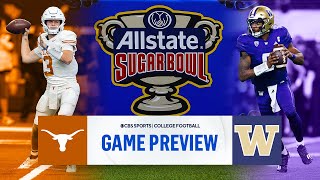 2024 Sugar Bowl SUPER PREVIEW No 3 Texas vs No 2 Washington  CBS Sports [upl. by Lashonde]