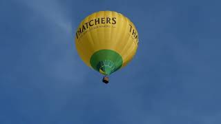 Thatchers Cider Hot Air Balloon GCMKM Over the Skies of the Somerset Levels UHD✨ [upl. by Seitz]