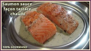 Saumon a la poêle crème fraîche  Recette et cuisson [upl. by Dinah490]