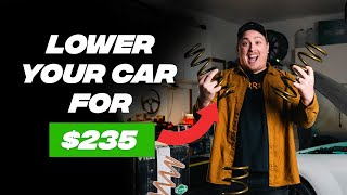 Tein Lowering Springs Review Cheapest Way to Lower Your Car [upl. by Ahsitel183]