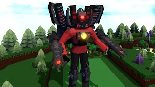 Upgraded Titan Speakerman In Roblox Build A Boat For Treasure [upl. by Seravaj]