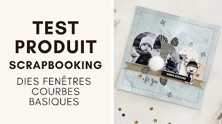 TUTORIEL SCRAPBOOKING   Comment utiliser les dies Fenêtres courbes basiques [upl. by Akinod17]