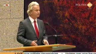 1716 september 2009 Algemene Beschouwingen Termijn 1 Geert Wilders PVV [upl. by Oinoitna]