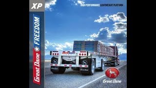 Freedom XP Aluminum Flatbed  Jim Hawk Truck Trailers [upl. by Saiff187]