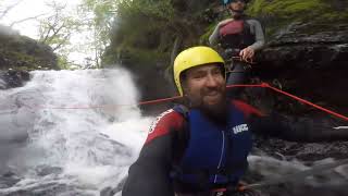 Canyoning in North Wales [upl. by Attelliw]